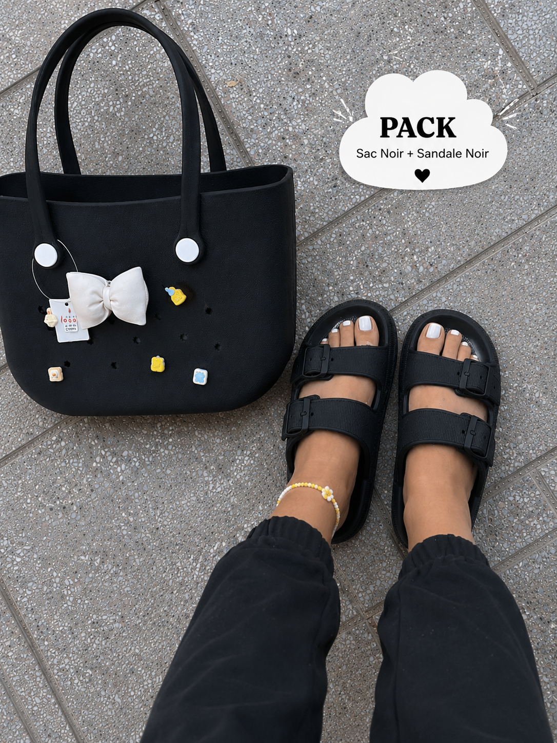 Ensemble sac et sandales - Cloud Slides